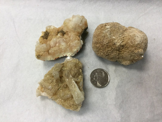 Stilbite Clusters, small