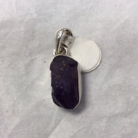 Rough Amethyst Pendant