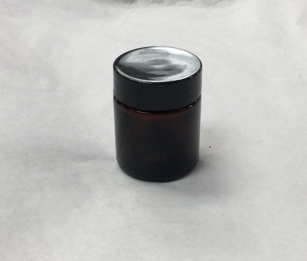 Amber Glass Jar, 15mL
