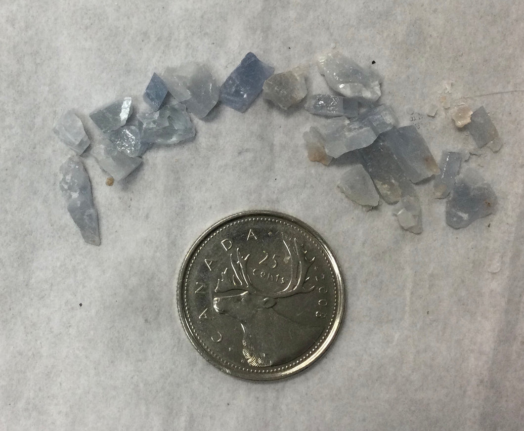 Rough Blue Calcite Tiny