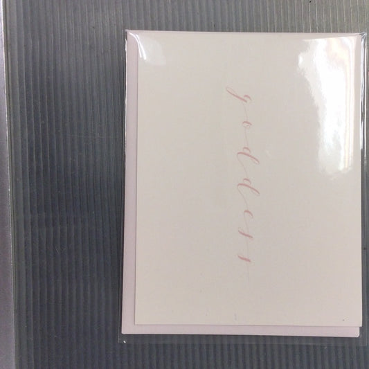 Minimalist Calligraphy Cards