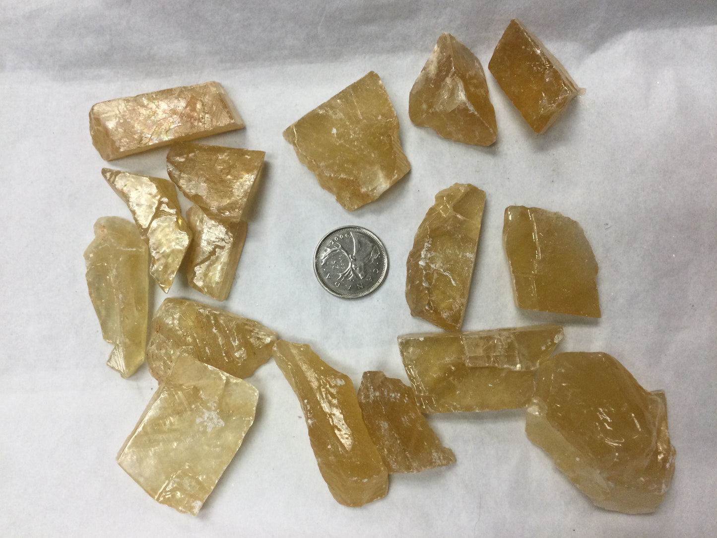 Citrine calcite sm