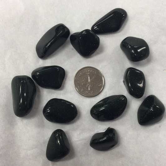 Green Goldstone medium Tumble