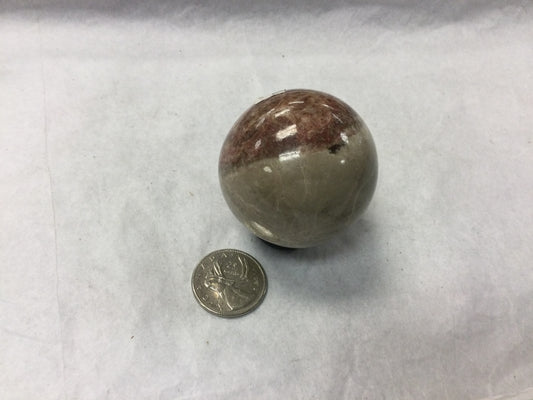 Red Jasper in Matrix Sphere