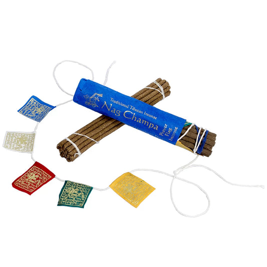 Nag Champa Incense with Prayer Flag