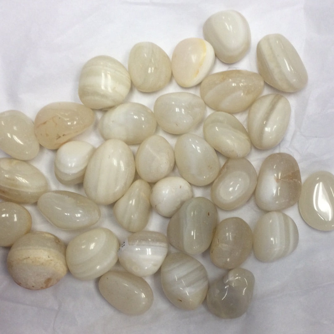 White Sardonyx Tumbled