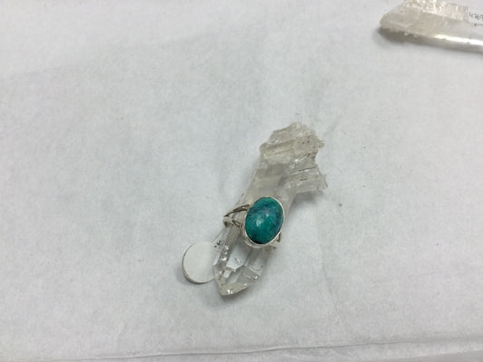 Shattuckite ring  size 7