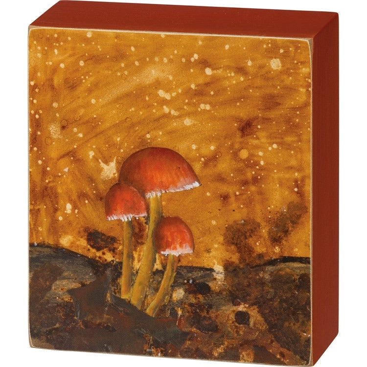 Mushrooms Box Sign