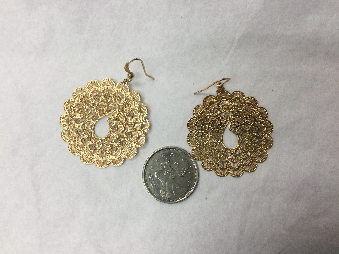 Lavishy earrings, peacock