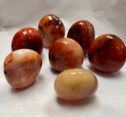 Self-standing Polished Carnelian