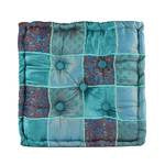 Blue Taj Meditation Pillow 40x40 cm