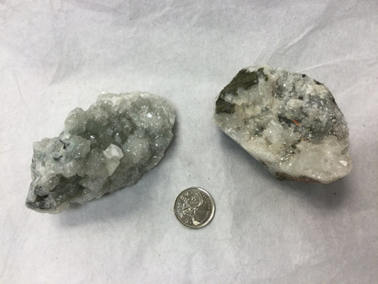 Blue Grey Apophyllite cluster