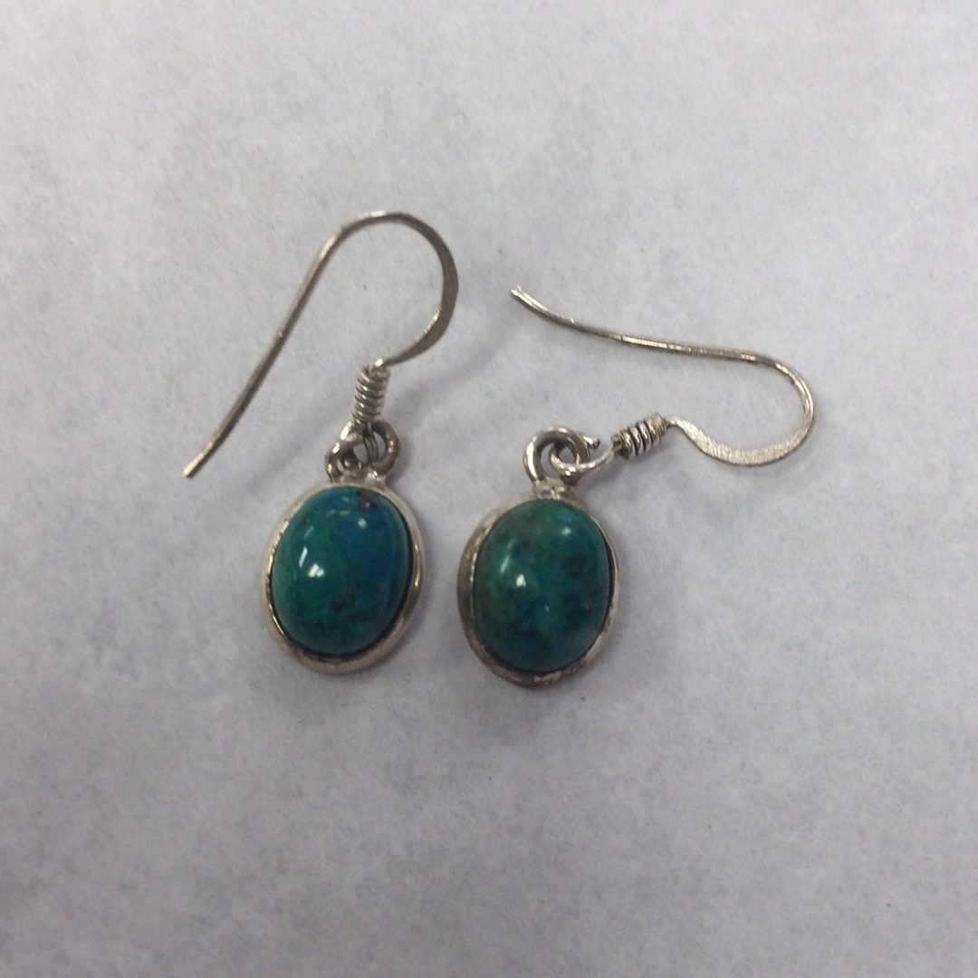 Shattuckite Drop Earrings