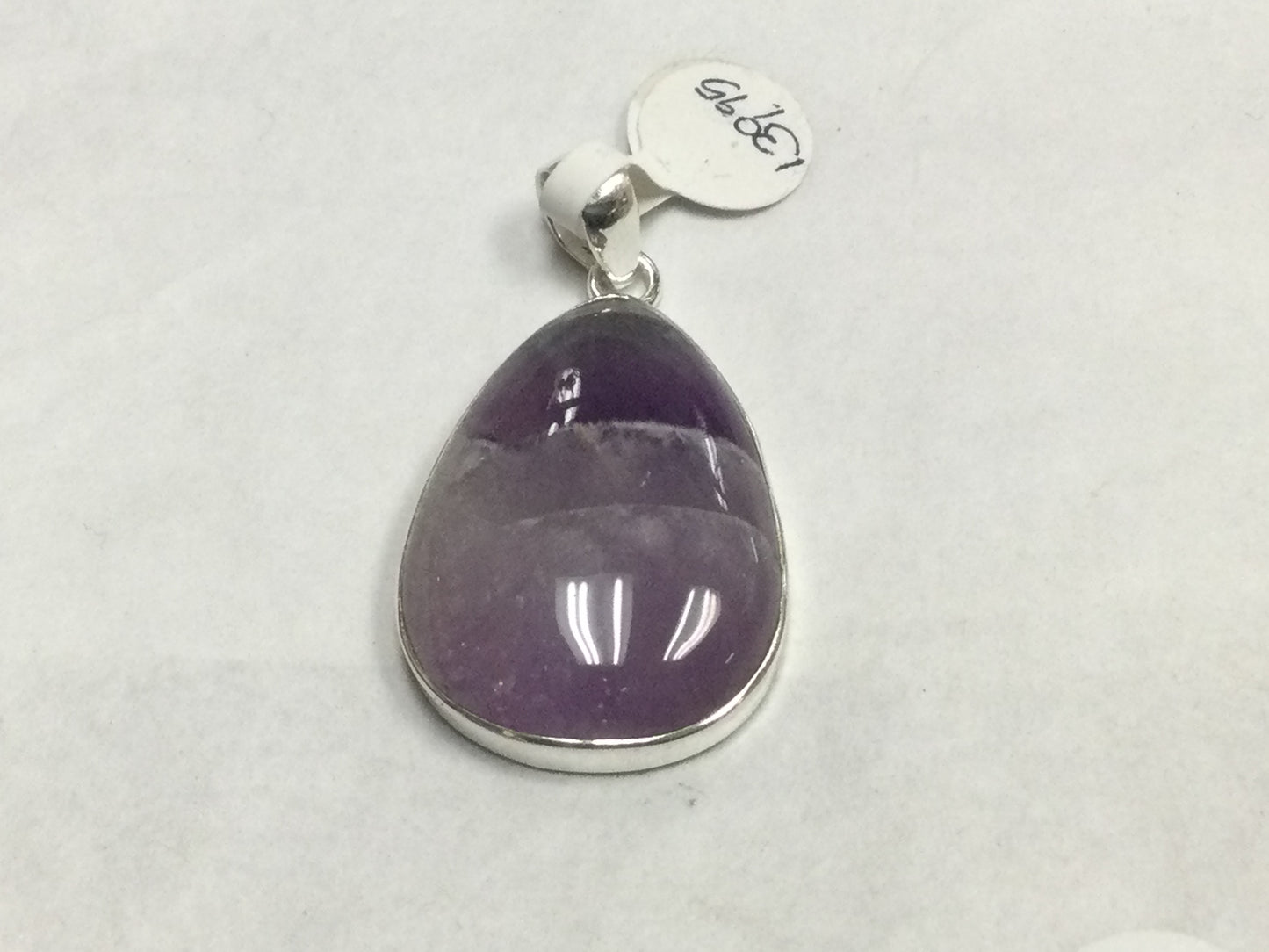 Teardrop Cut Amethyst Pendant