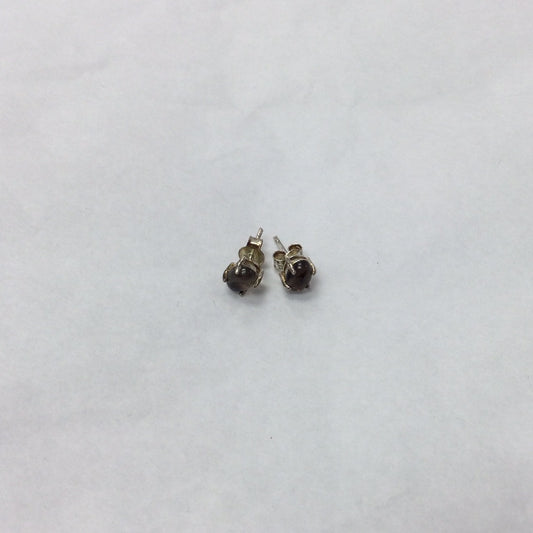 Smoky Quartz Studs