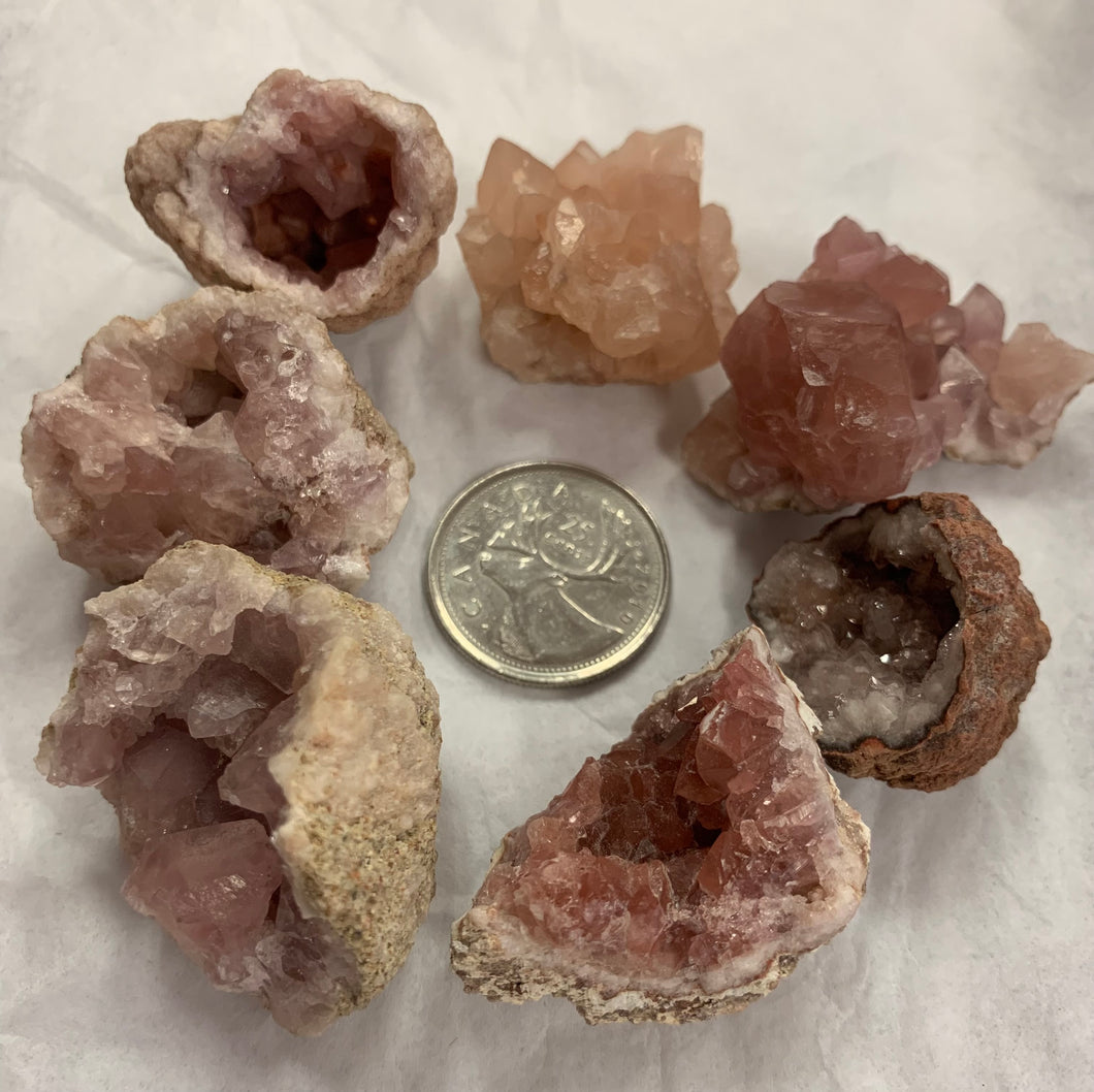Pink Amethyst Geode Cluster (20-30g)