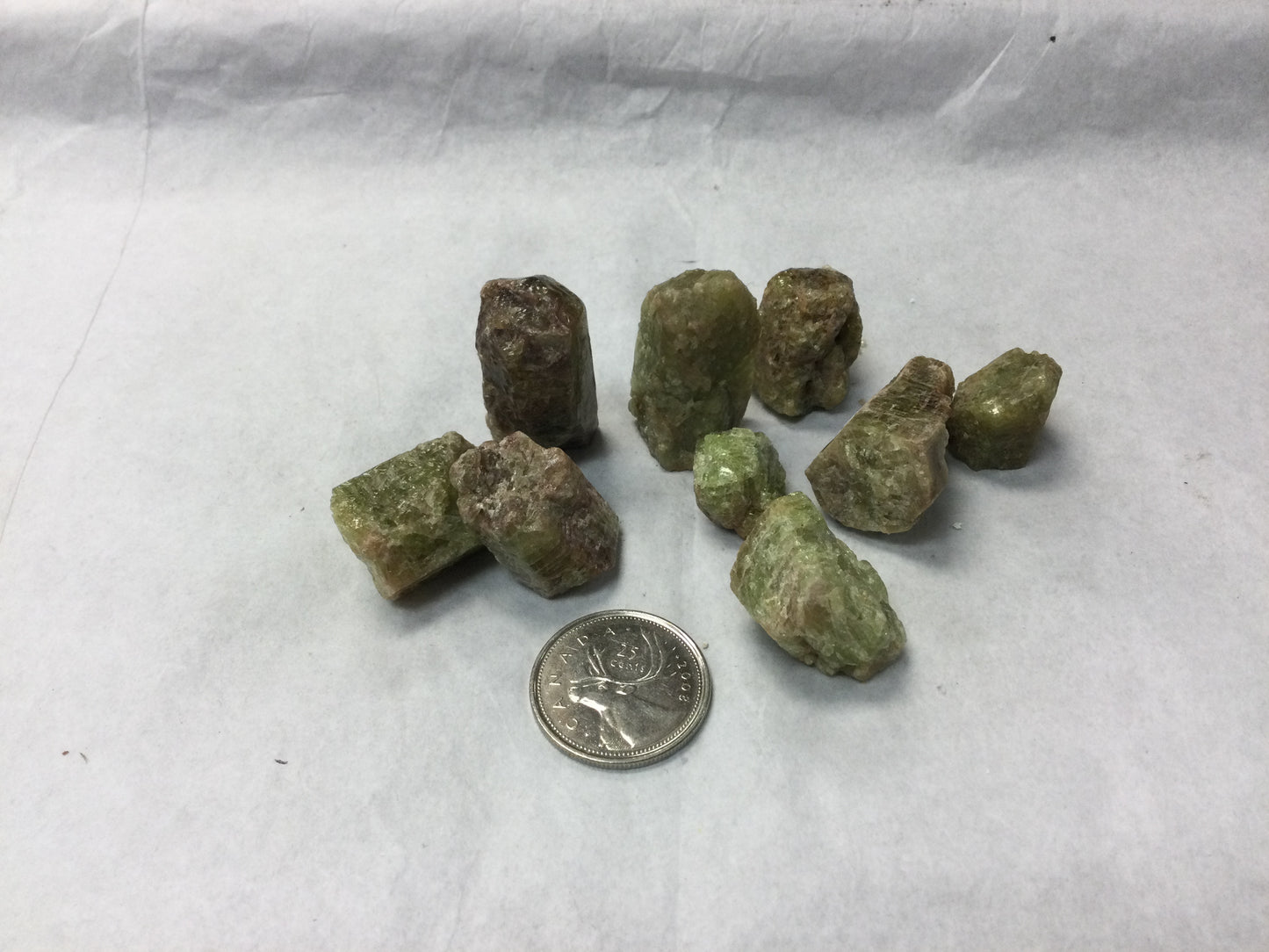 Apatite, green, raw (small)