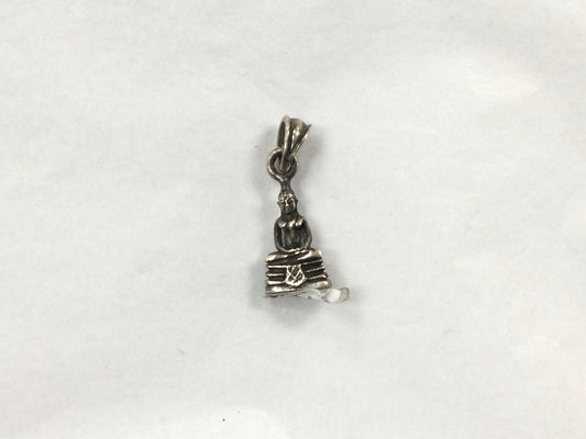 Silver Buddha Pendant