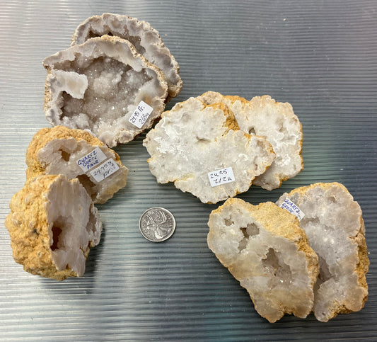 Quartz Geode Pairs