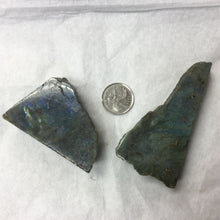 Load image into Gallery viewer, Semi-polished Labradorite Slabs
