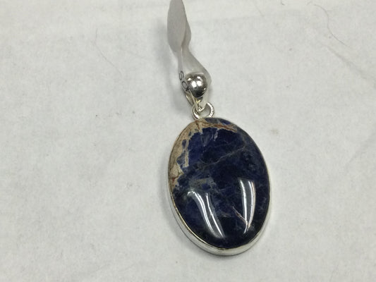 Oval Cut Sodalite Pendant