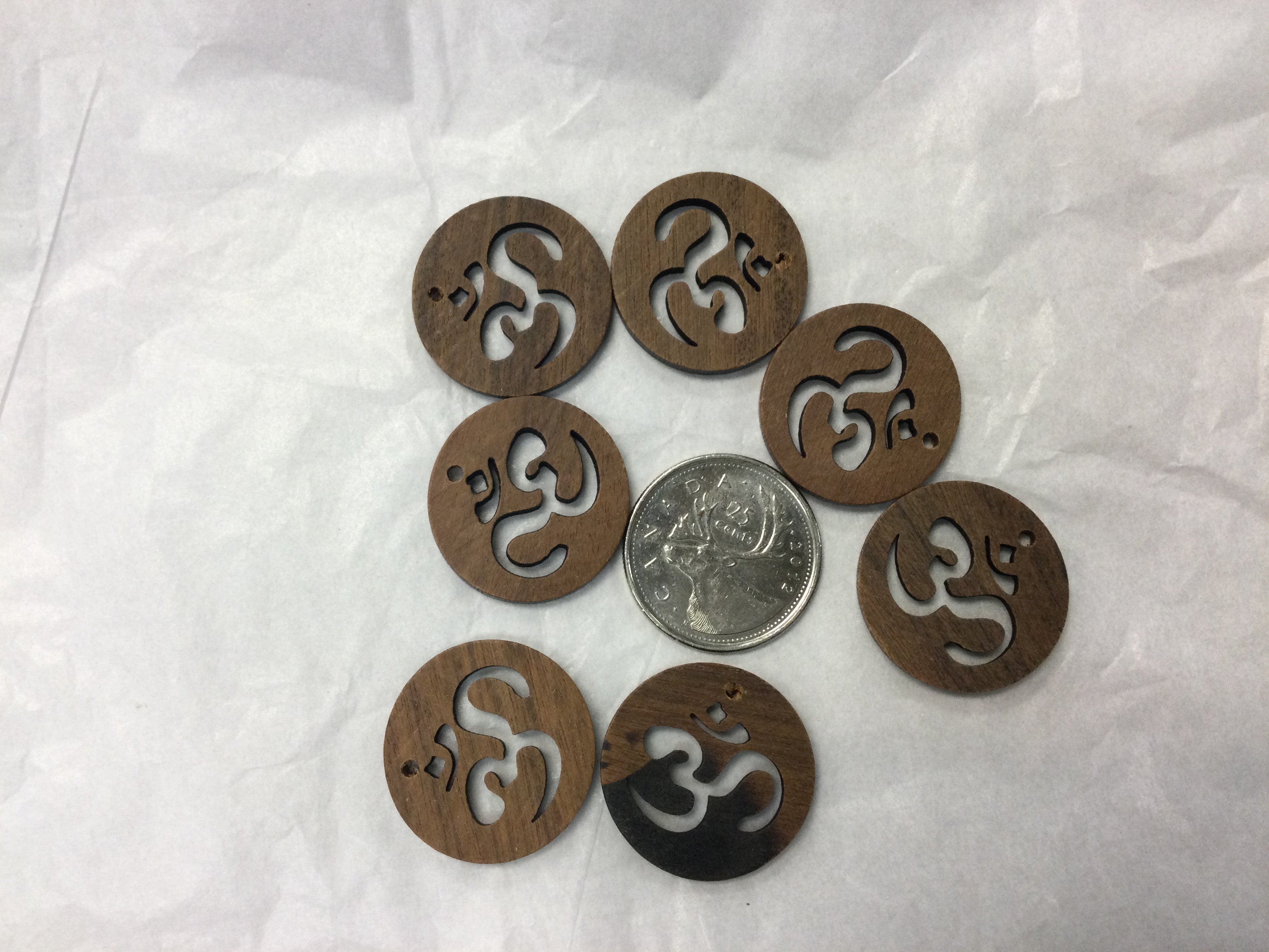 Ohm Coin Walnut Wood Planet Botanix Ottawa