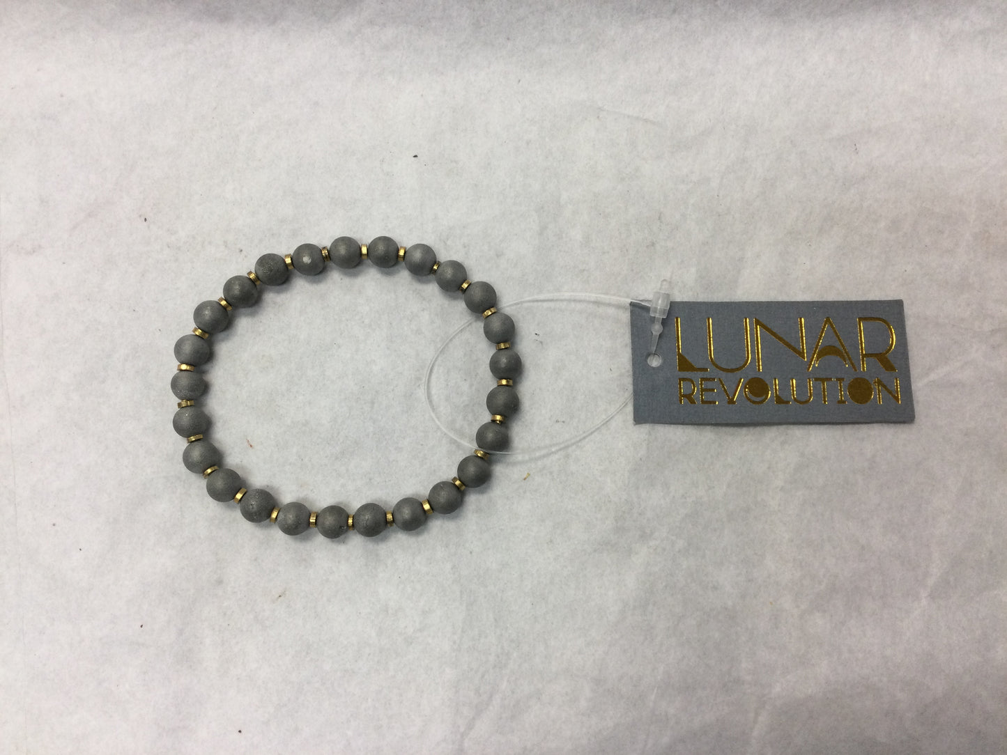 Lunar Revolution Bracelet Silver Druzy