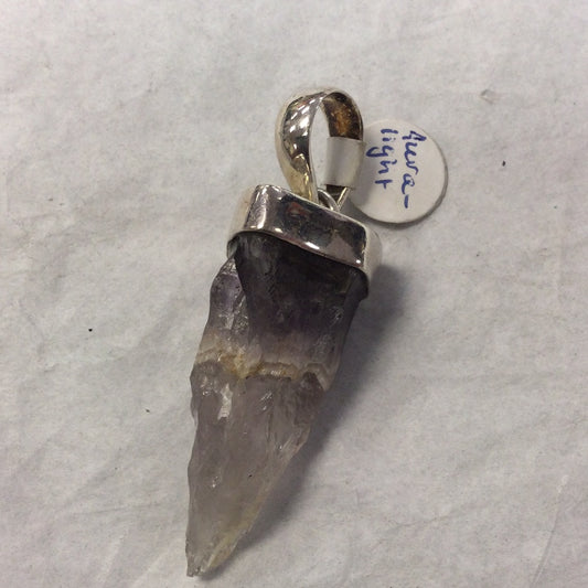 Auralite Raw Point Pendant