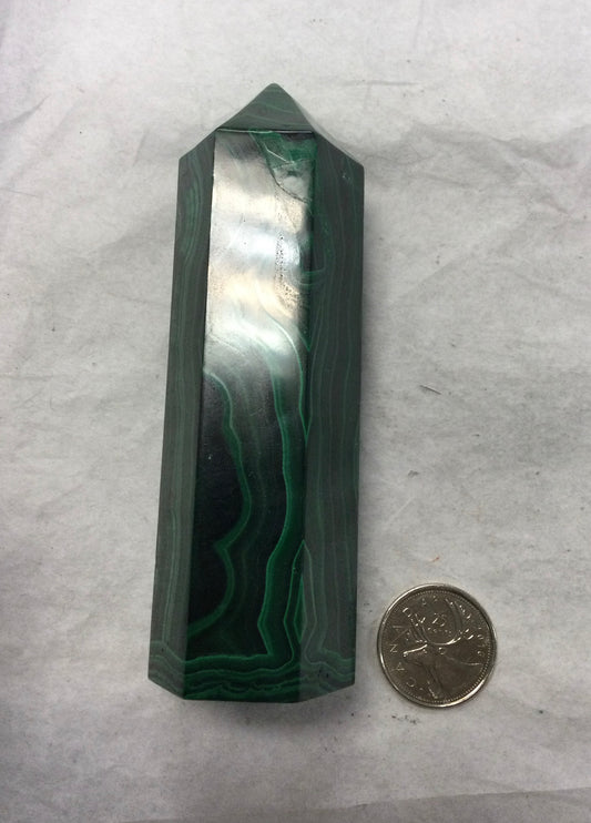 Malachite point, 4.5”