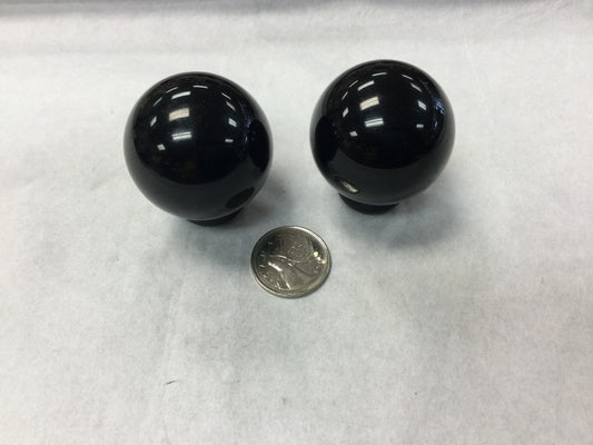 Obsidian Spheres, 1 1/4”