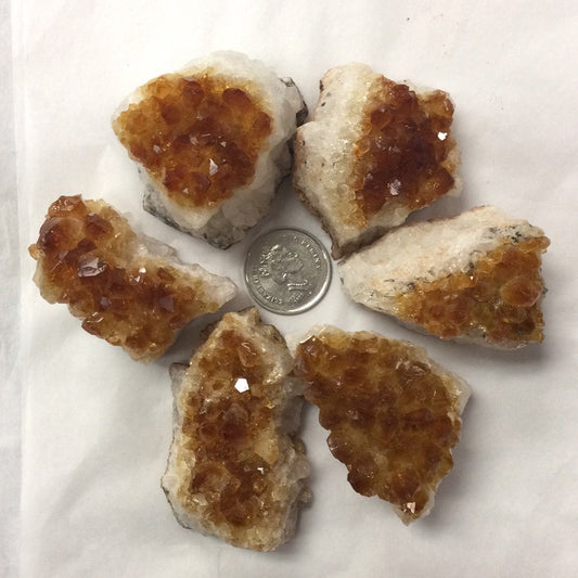 Citrine Cluster (Various)