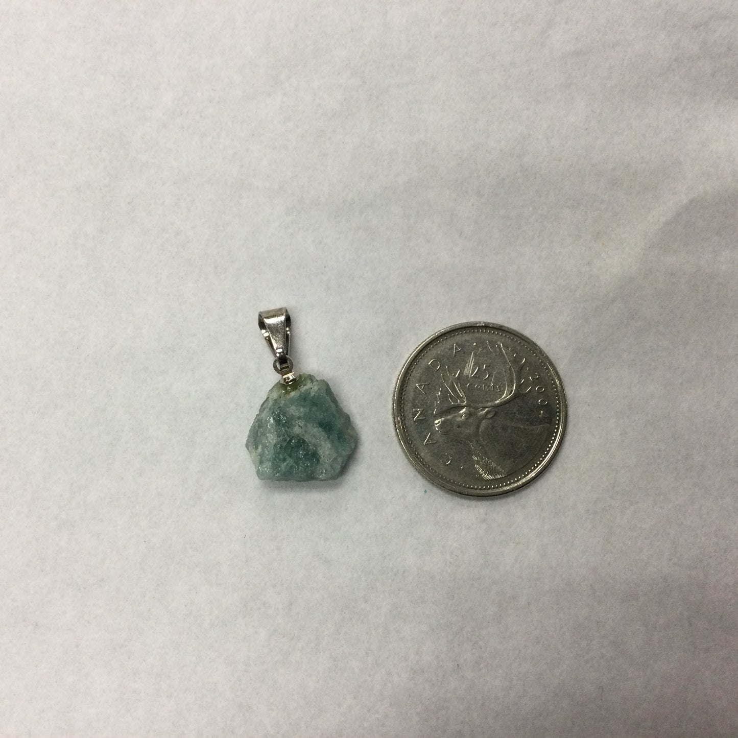 Rough Aquamarine Pendent (smaller)