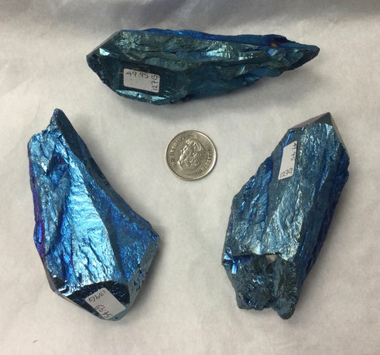 Rough Titanium Quartz Chunks