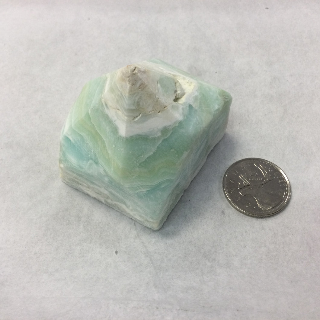 Caribbean Calcite Semi-Polished Point