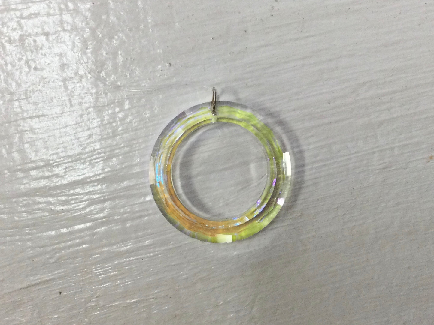 Aurora Crystal Ring (Hanging Window Prism)