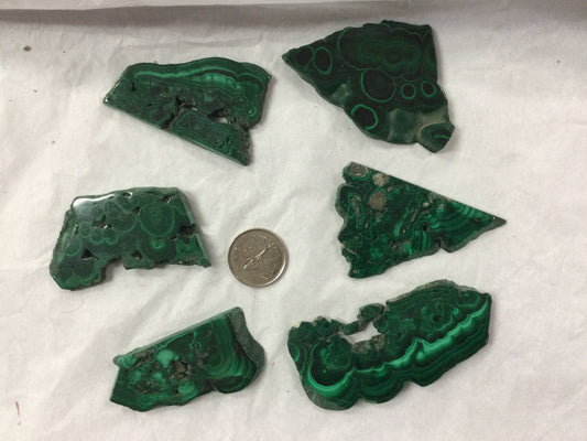 Polished Malachite Slab