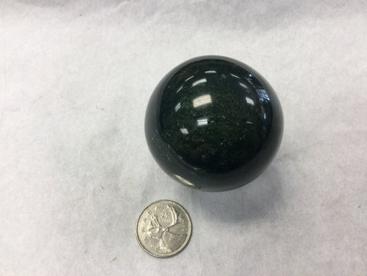 Bloodstone Sphere, 2 1/4”