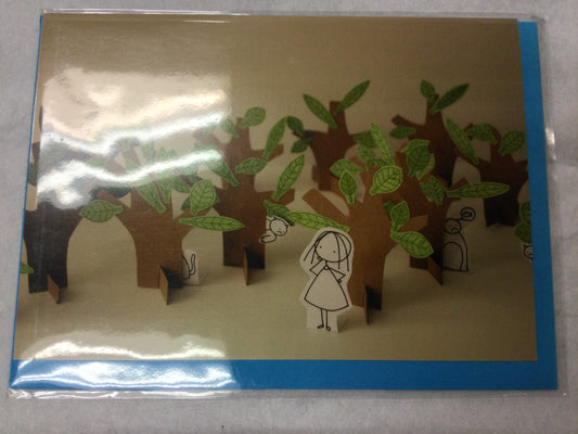 Vigo Production Greeting Cards-paper forest