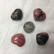 Load image into Gallery viewer, Rhodonite Hearts (Madagascar)
