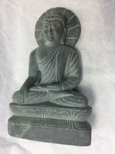 Load image into Gallery viewer, 6&quot; Grey Buddha Statue
