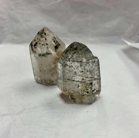 Speckled/Rutilated Phantom Shaman Quartz 1.5"