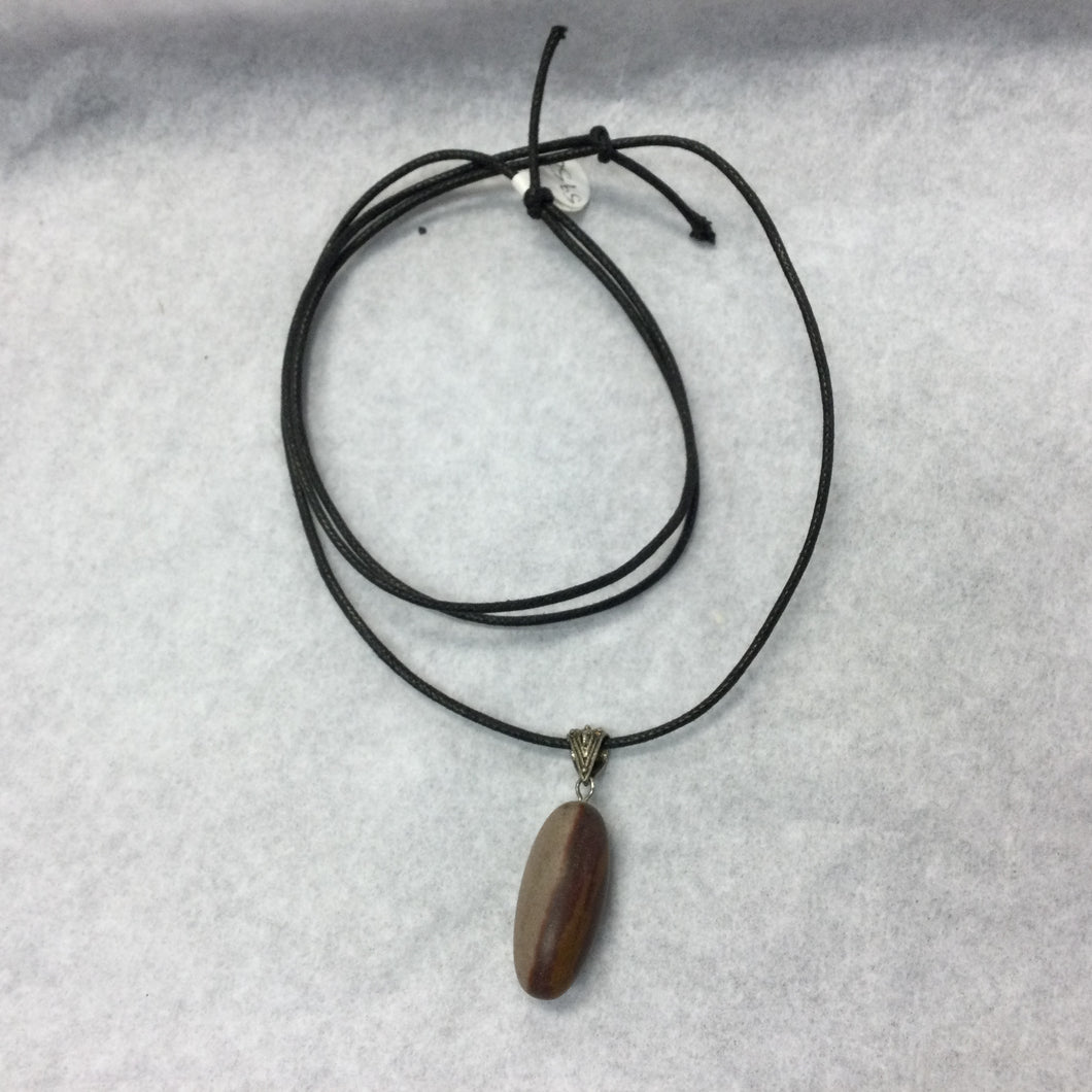 Shiva Lingam Cord Necklace