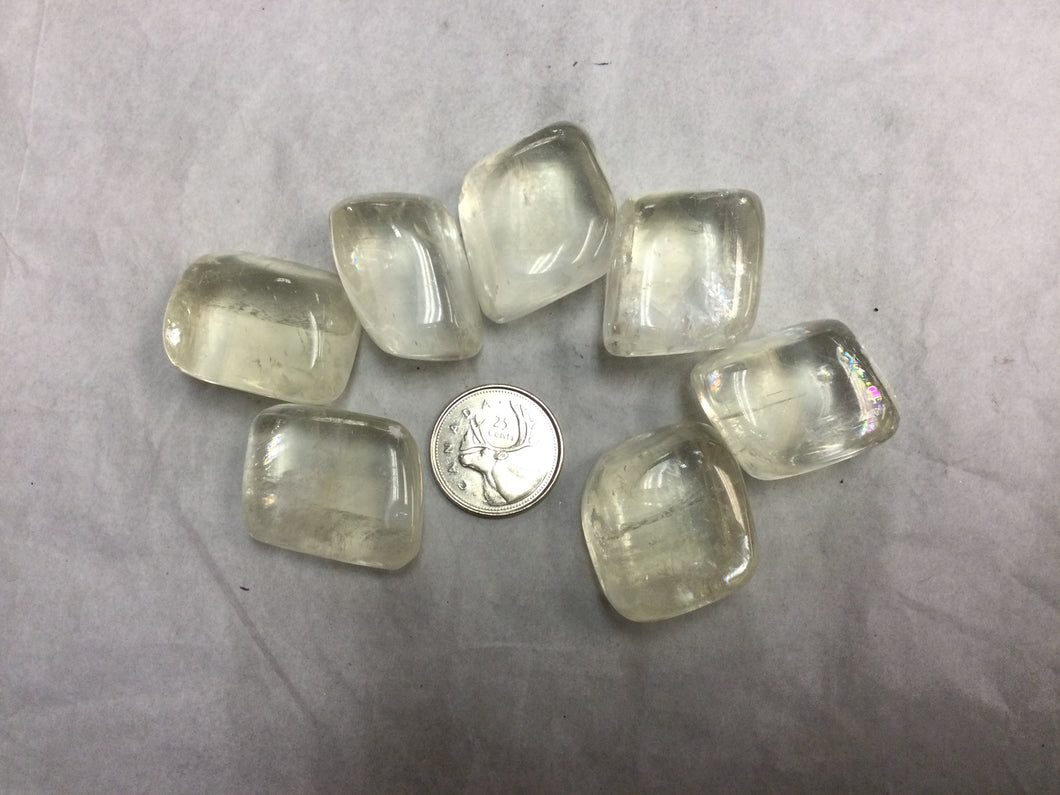 Tumbled Clear Calcite, Large