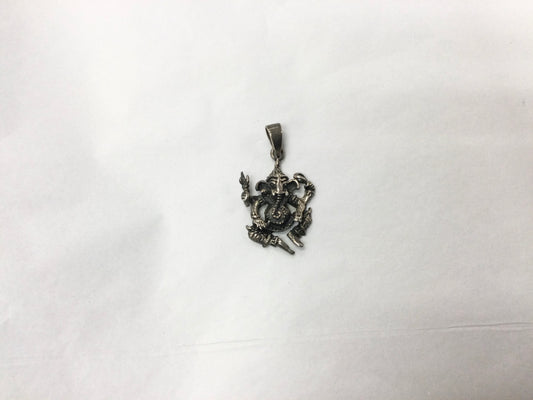 Pendant, Large Ganesh, Silver