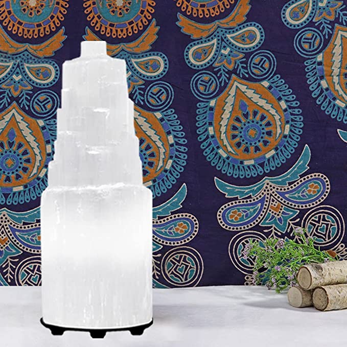 Selenite Lamp