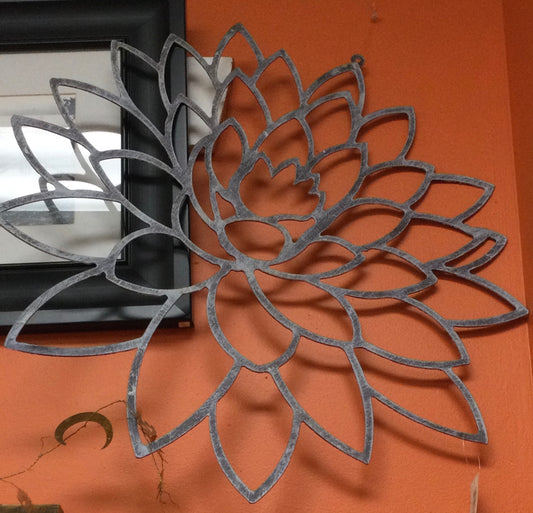 Silver Lotus Decoration