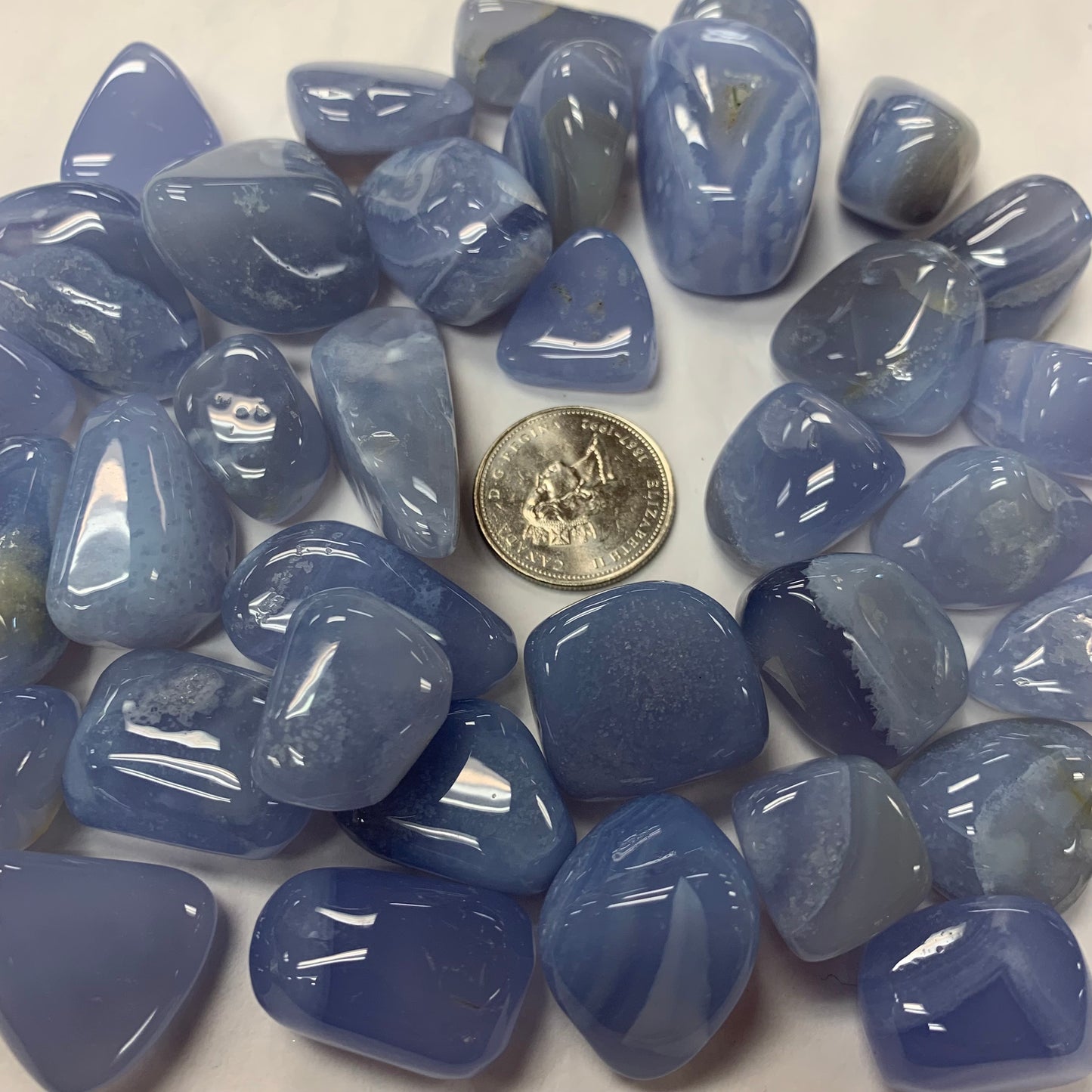 Blue Lace Agate Tumbled