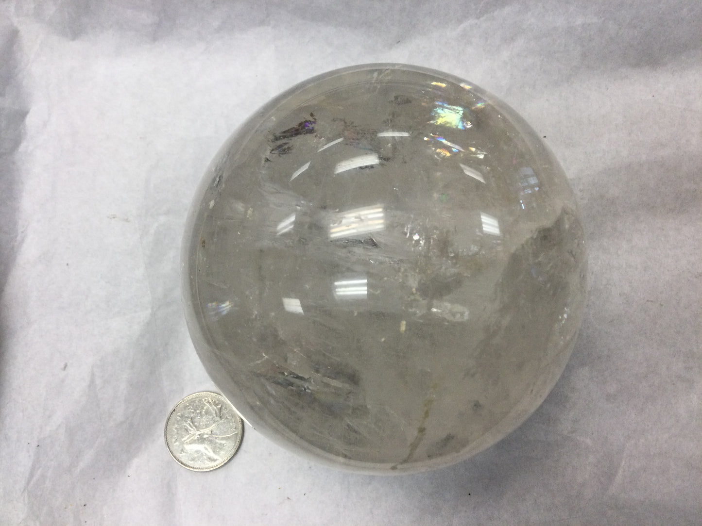 Clear Quartz Sphere, 3.5”