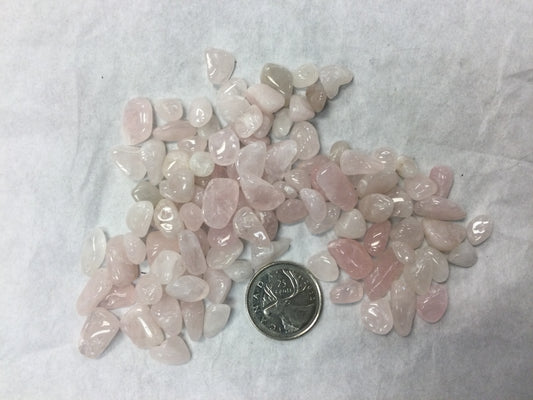 Rose Quartz, Tiny Tumbled