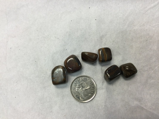 Small, Tiger Iron (Brown)